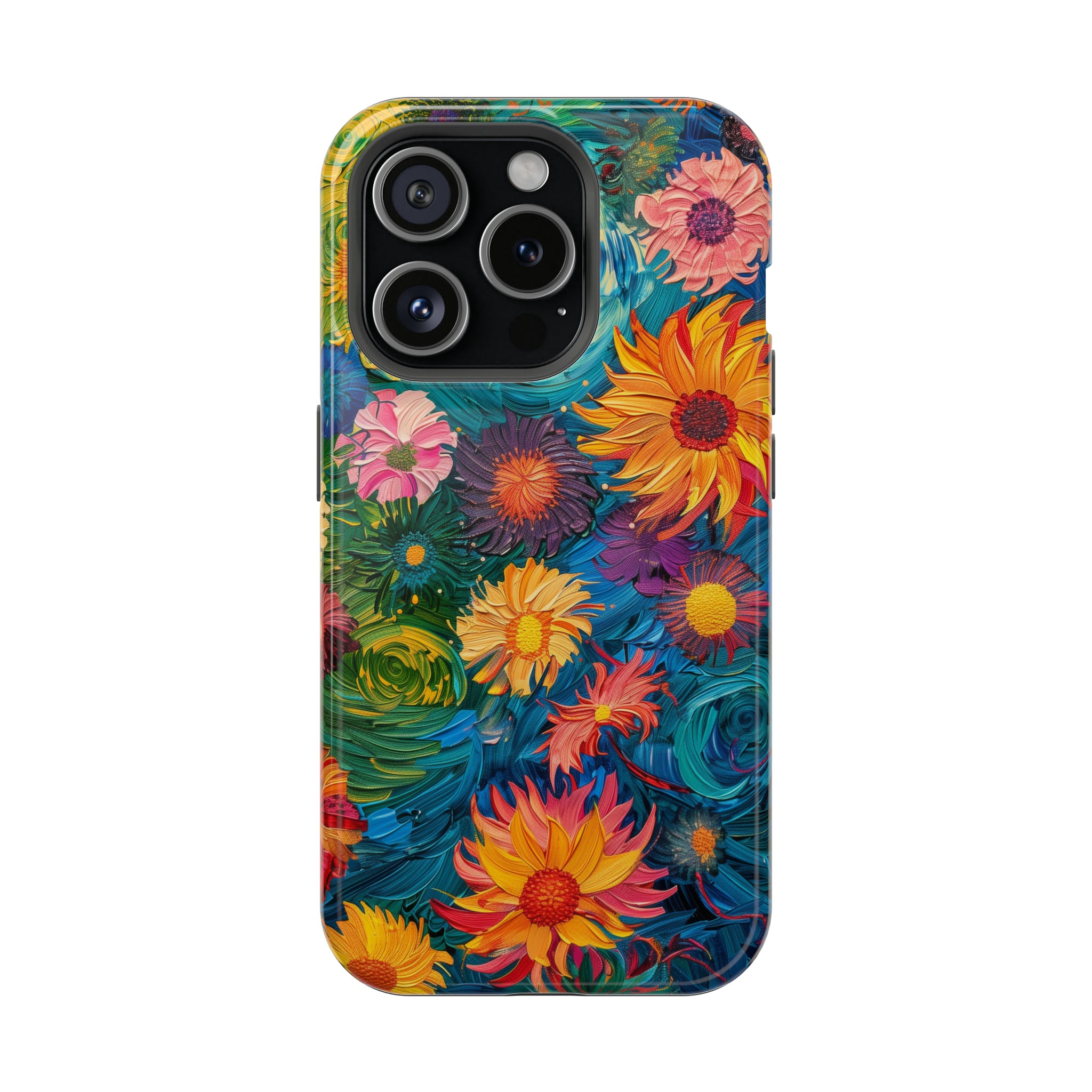 STIKISS™ Oil Paints Collection 01-001 Flowers iPhone MagSafe Tough Case