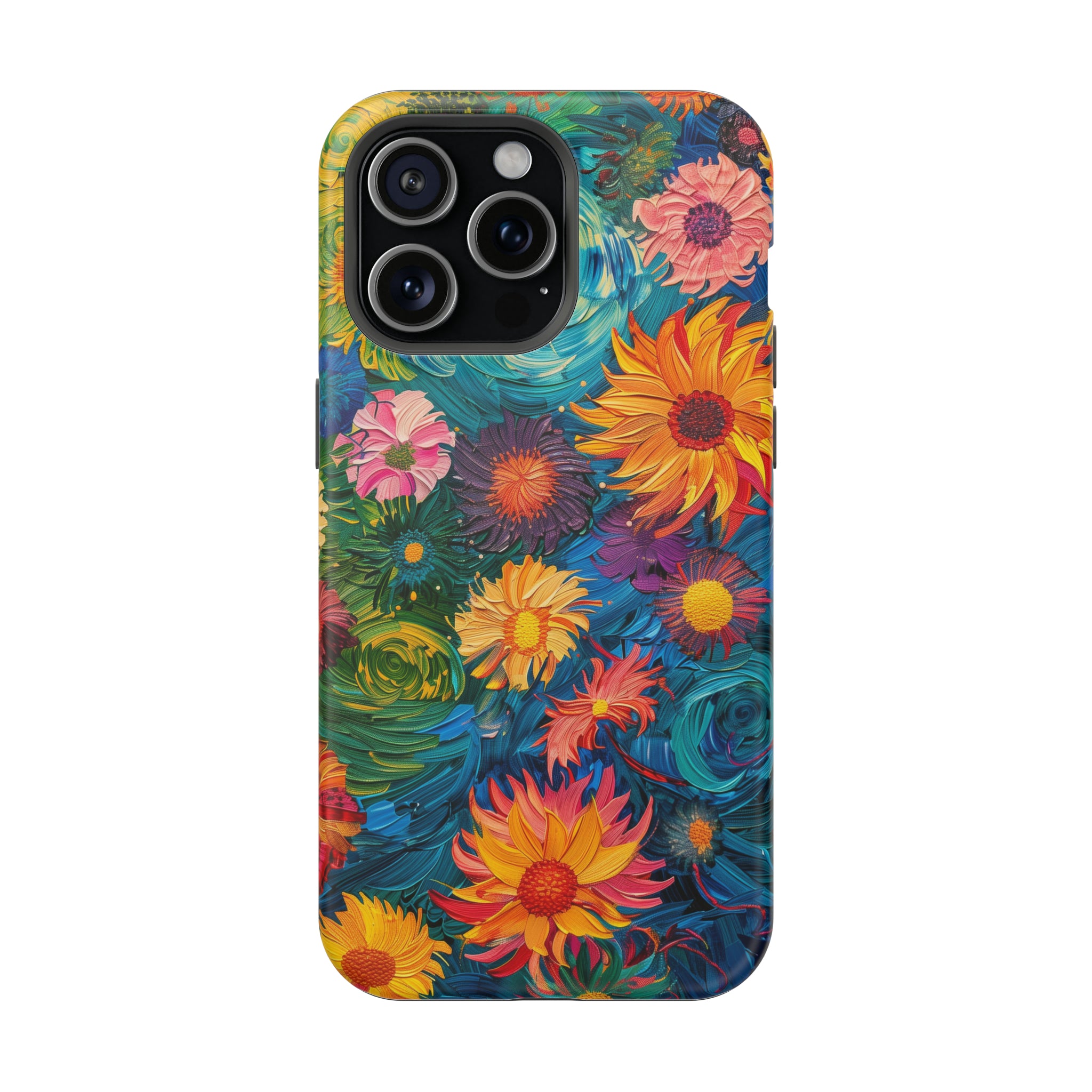 STIKISS™ Oil Paints Collection 01-001 Flowers iPhone MagSafe Tough Case