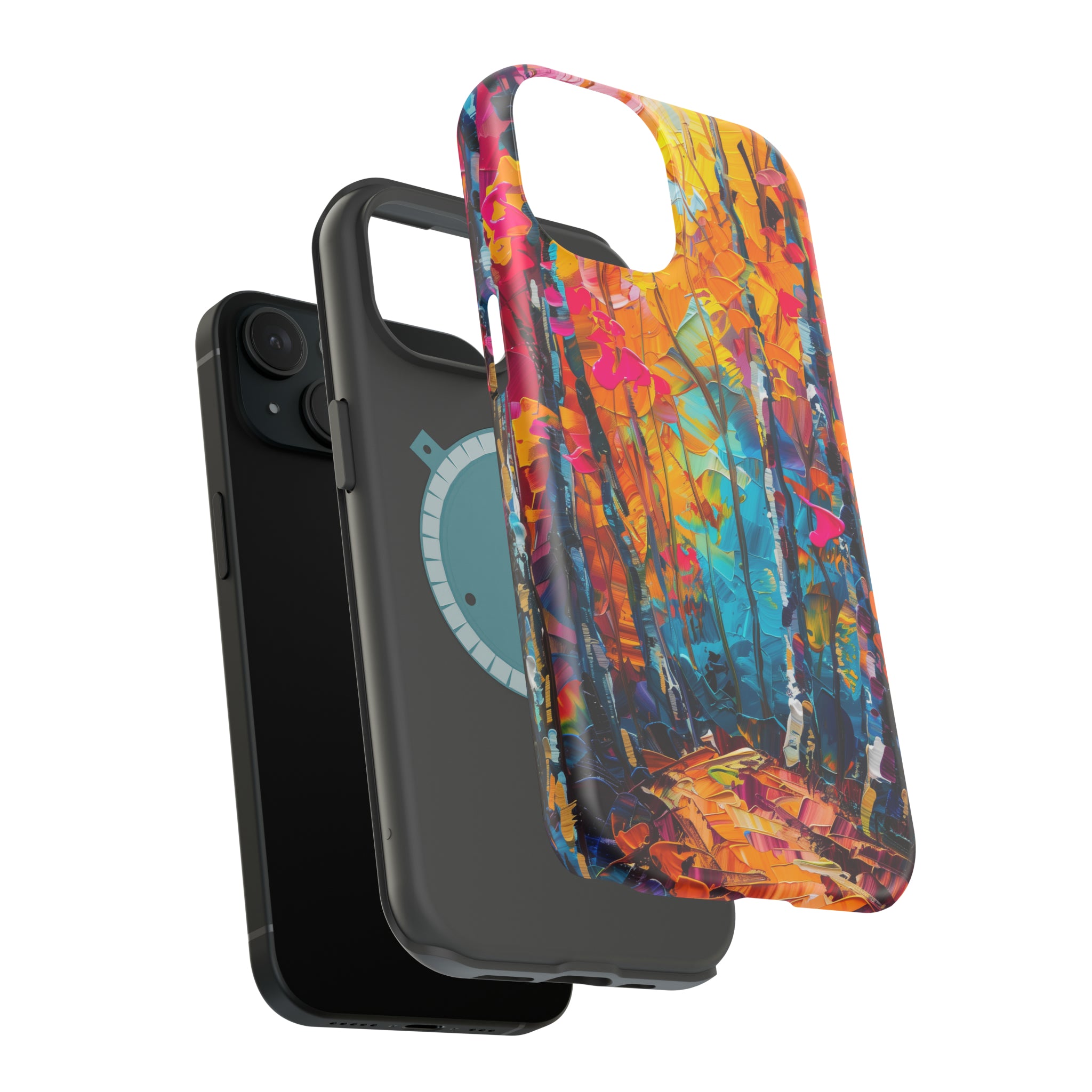 STIKISS™ Oil Paints Collection 01-002 Forest iPhone MagSafe Tough Case