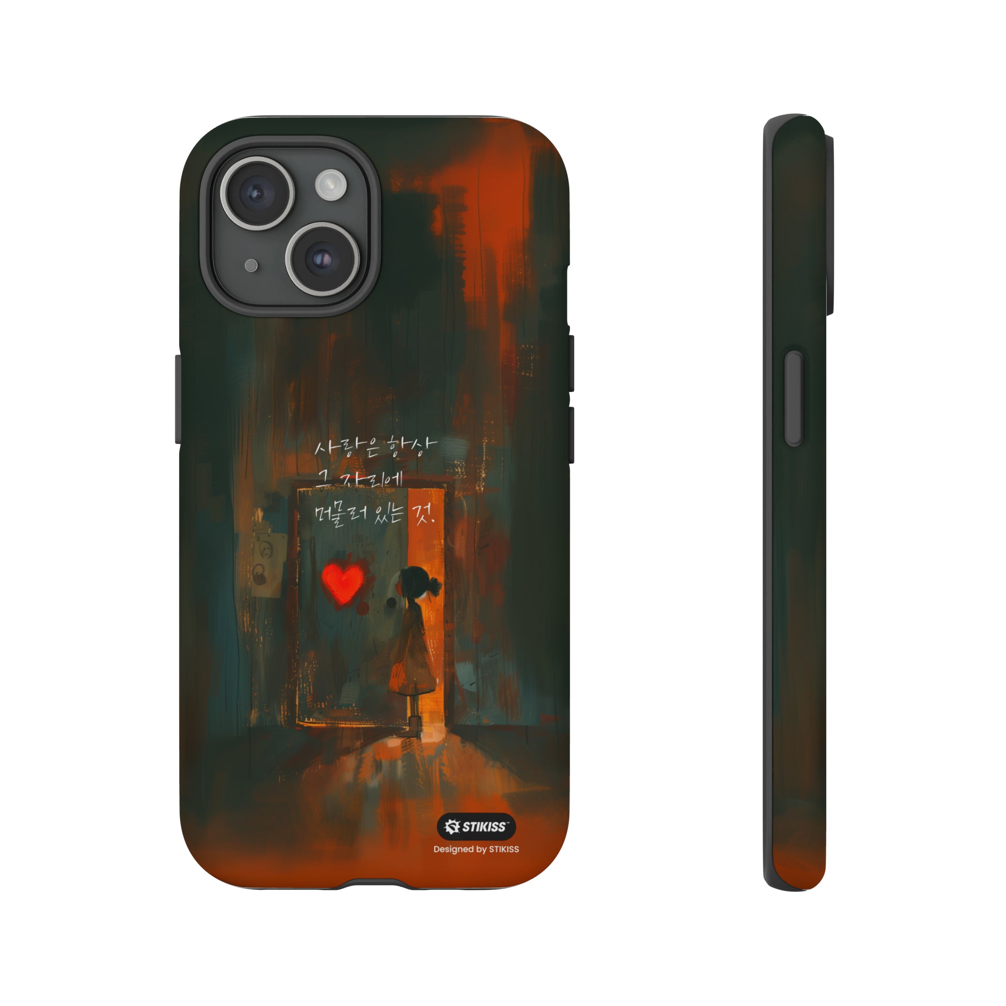 STIKISS™ Exploring Love Collection 002 - Love always Tough iPhone Cases