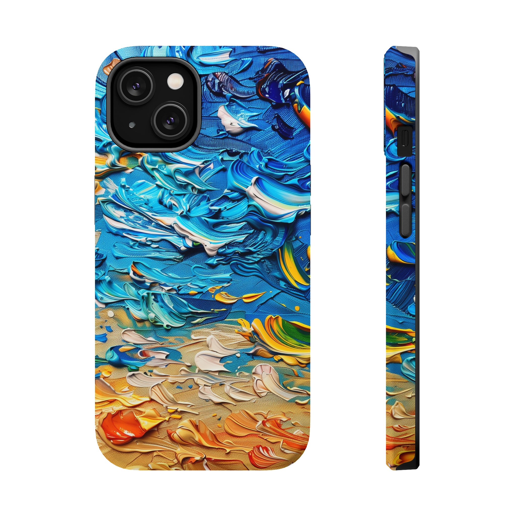 STIKISS™ Oil Paints Collection 01-008 Beach iPhone MagSafe Tough Case