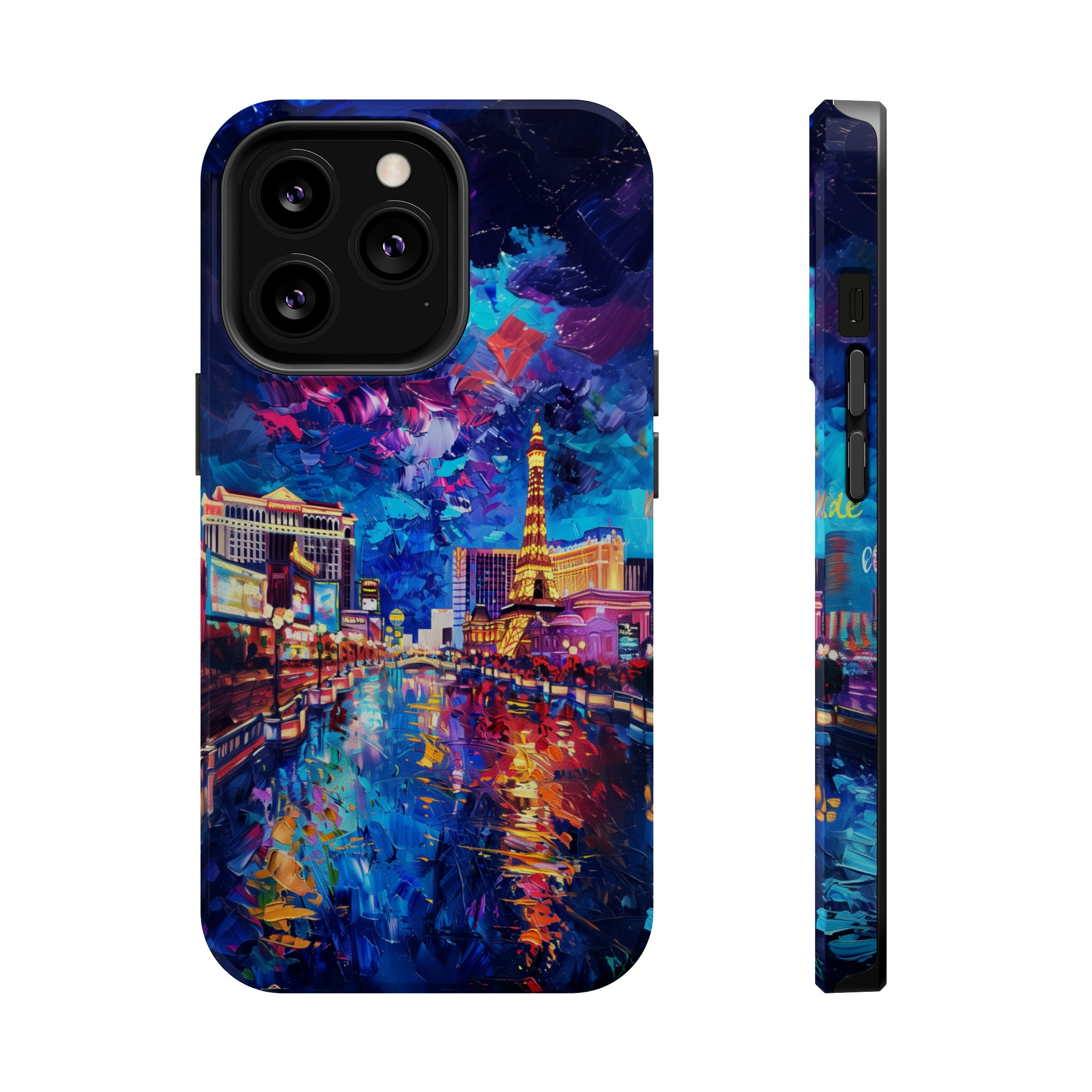 STIKISS™ Oil Paints Collection 01-012 Las Vegas iPhone MagSafe Tough Case