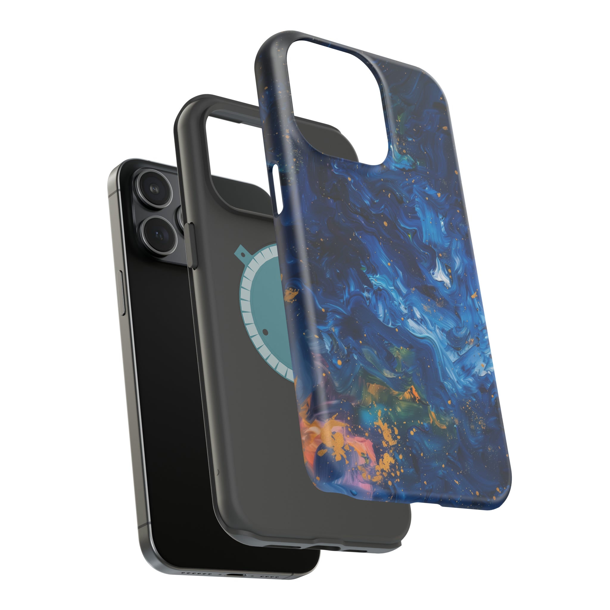 STIKISS™ Oil Paints Collection 01-013 Milky way iPhone MagSafe Tough Case