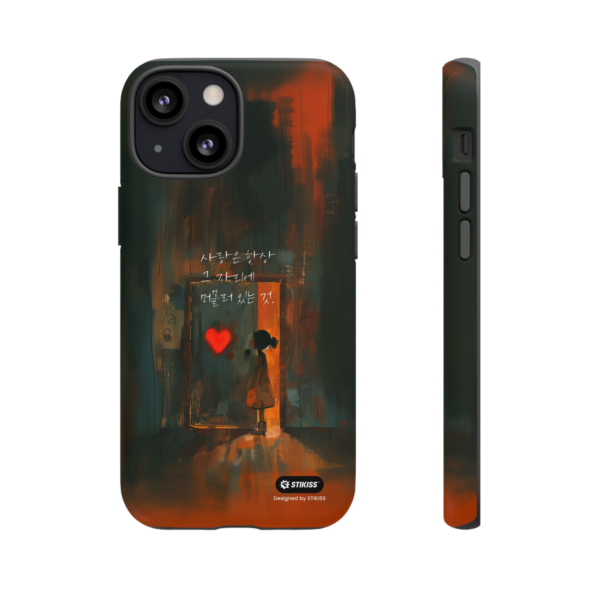 STIKISS™ Exploring Love Collection 002 - Love always Tough iPhone Cases