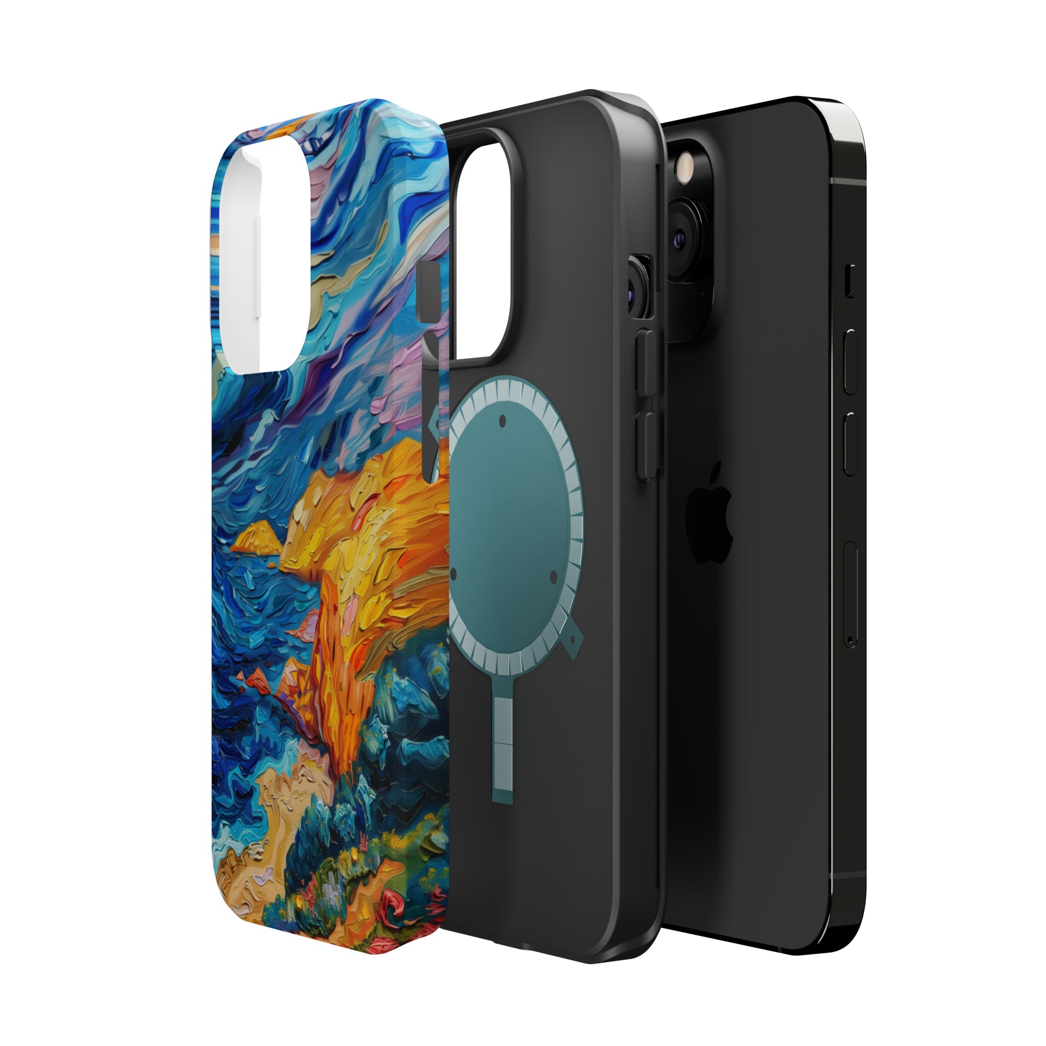 STIKISS™ Oil Paints Collection 01-011 Big Sur iPhone MagSafe Tough Case