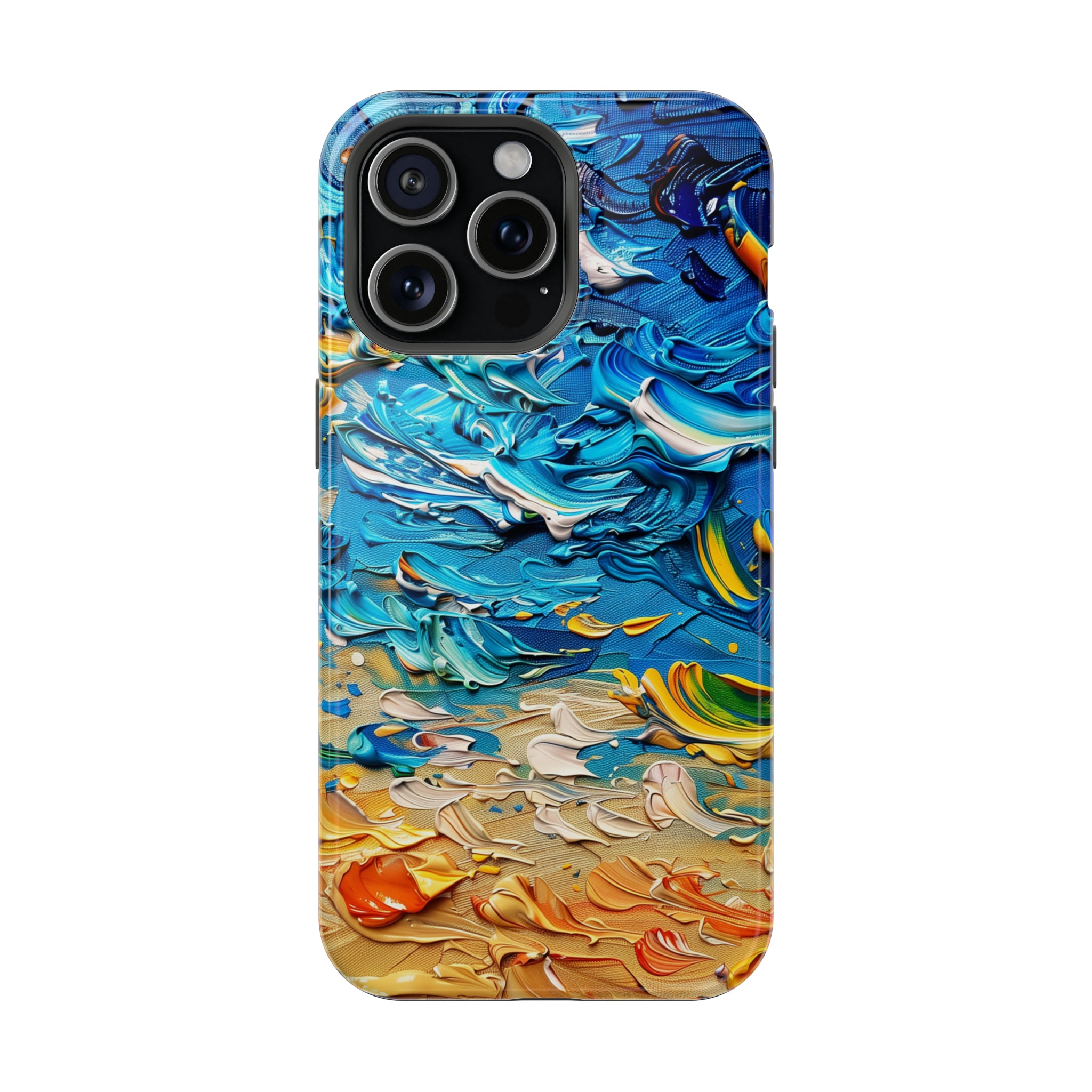 STIKISS™ Oil Paints Collection 01-008 Beach iPhone MagSafe Tough Case