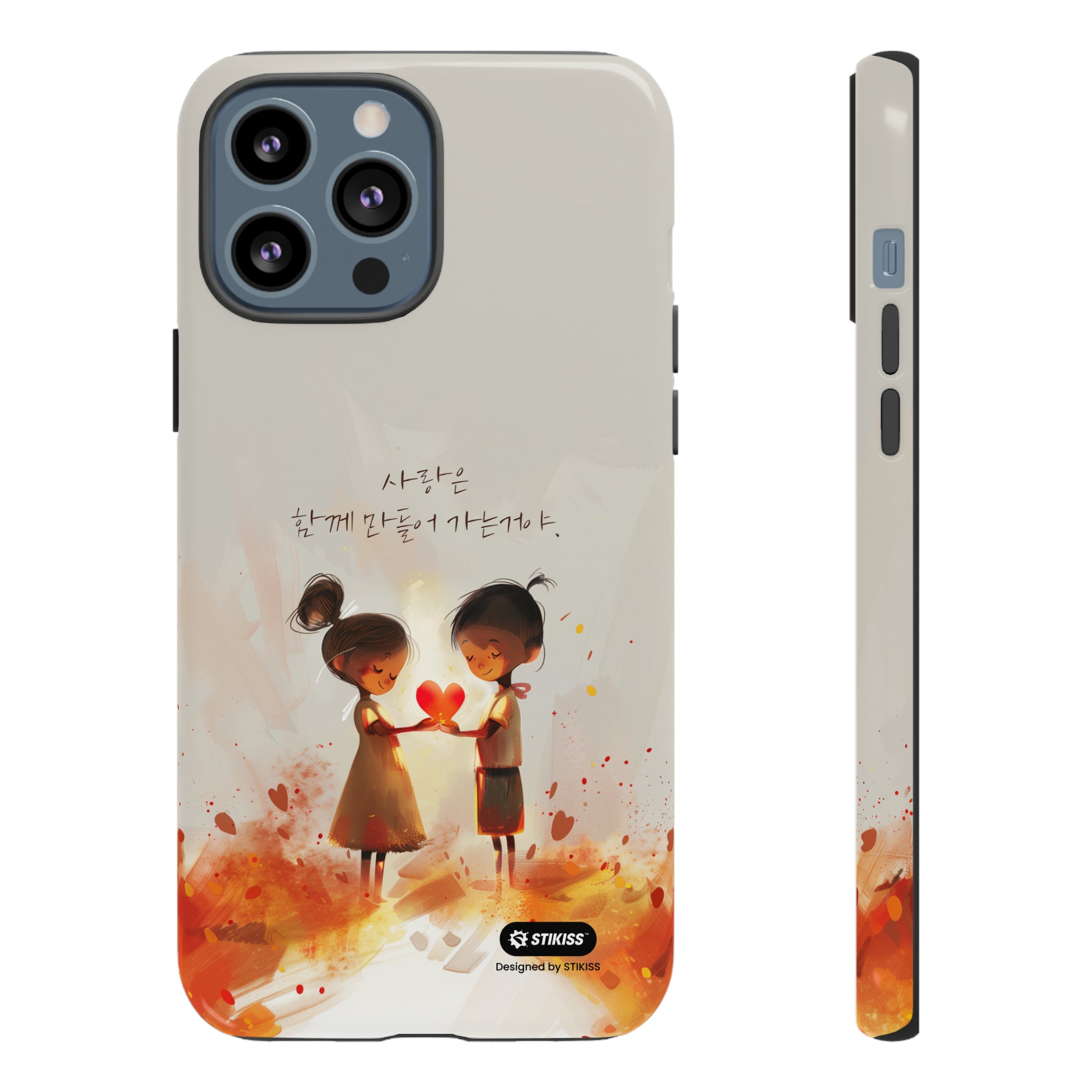 STIKISS™ Exploring Love Collection 009 - Create together Tough iPhone Cases