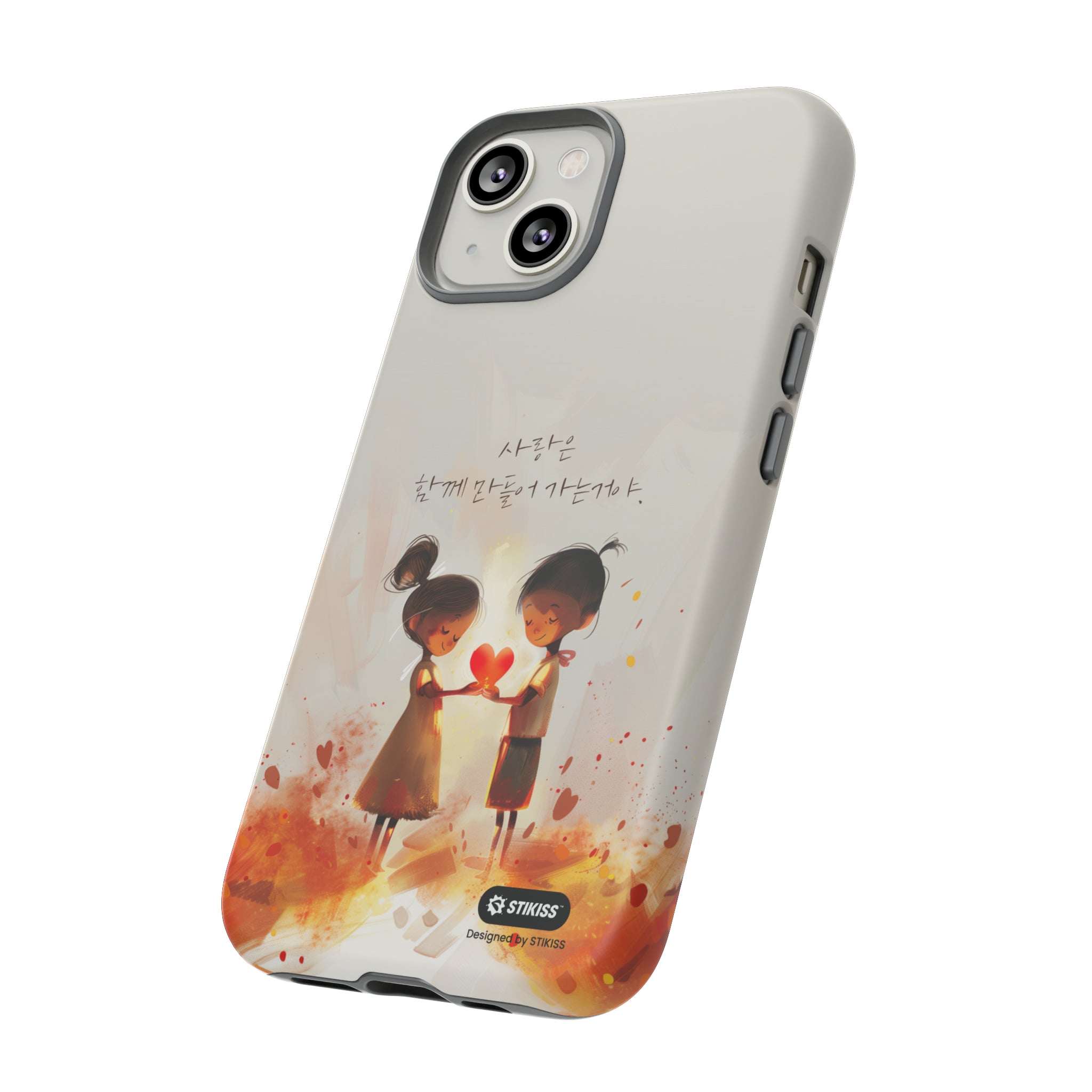 STIKISS™ Exploring Love Collection 009 - Create together Tough iPhone Cases