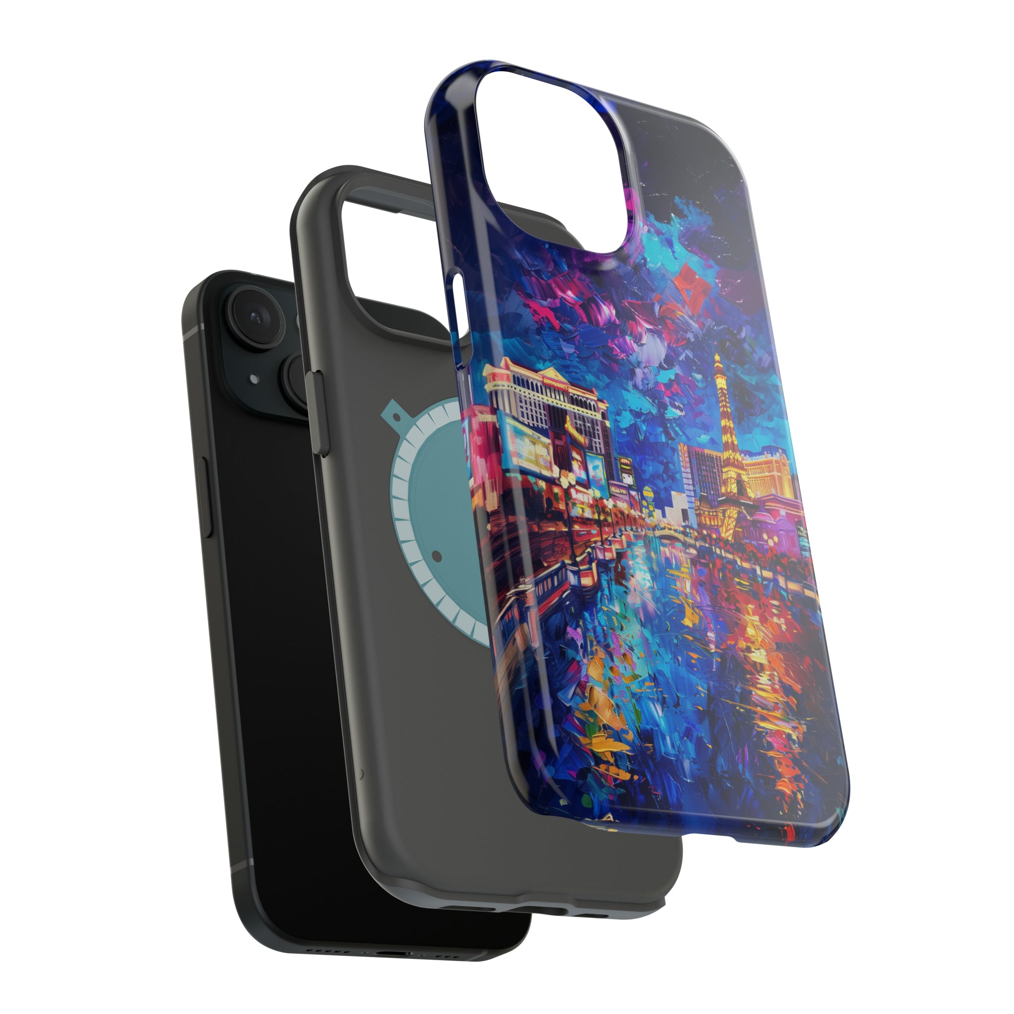 STIKISS™ Oil Paints Collection 01-012 Las Vegas iPhone MagSafe Tough Case