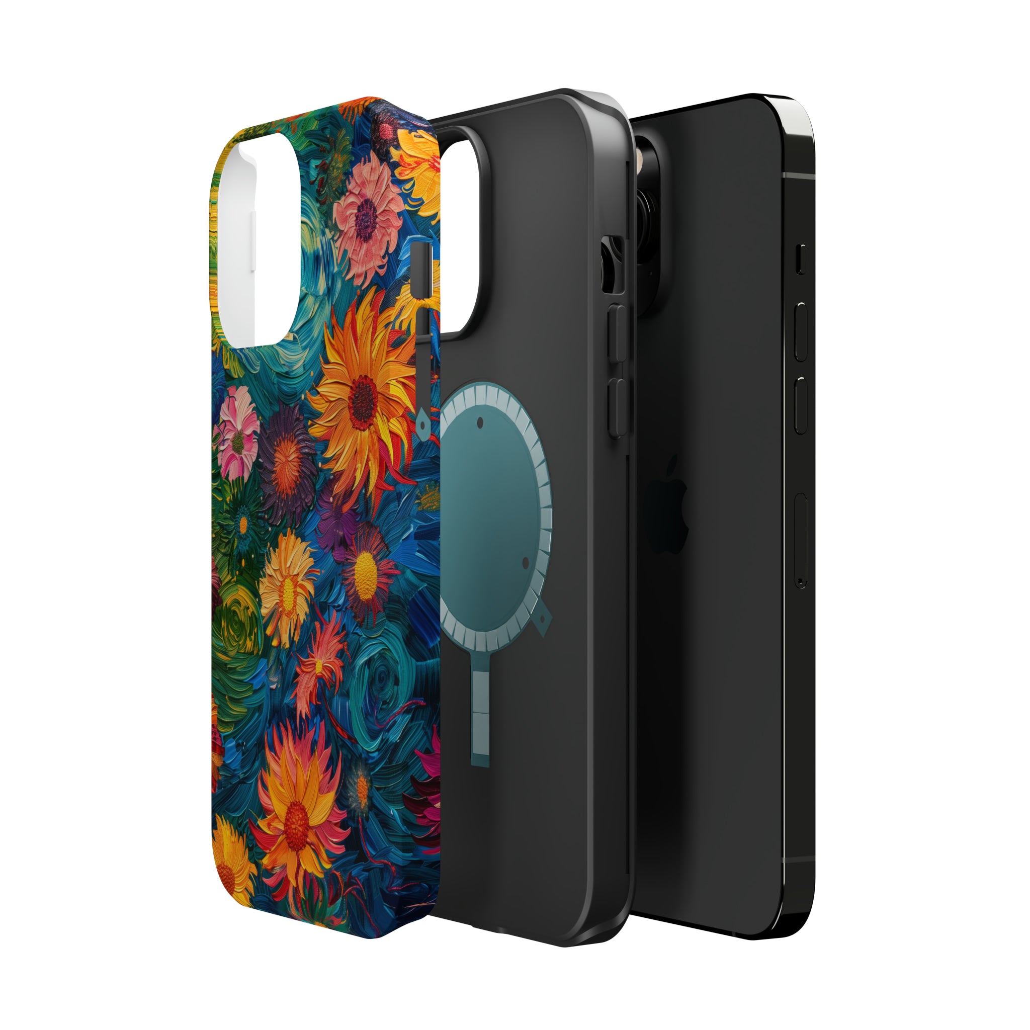 STIKISS™ Oil Paints Collection 01-001 Flowers iPhone MagSafe Tough Case