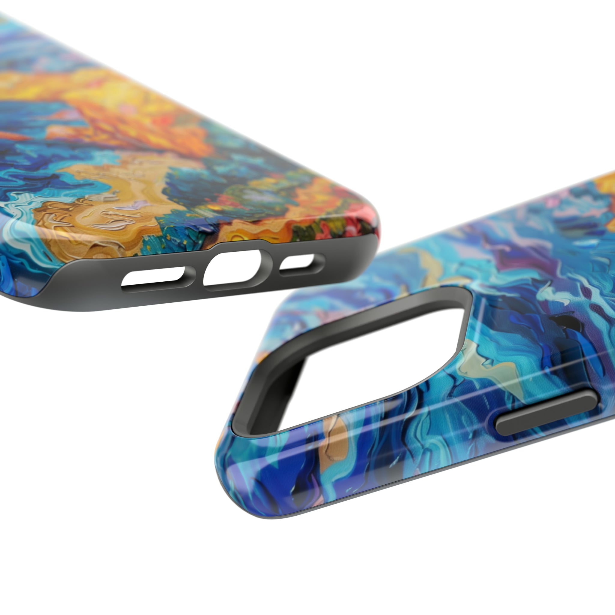 STIKISS™ Oil Paints Collection 01-011 Big Sur iPhone MagSafe Tough Case