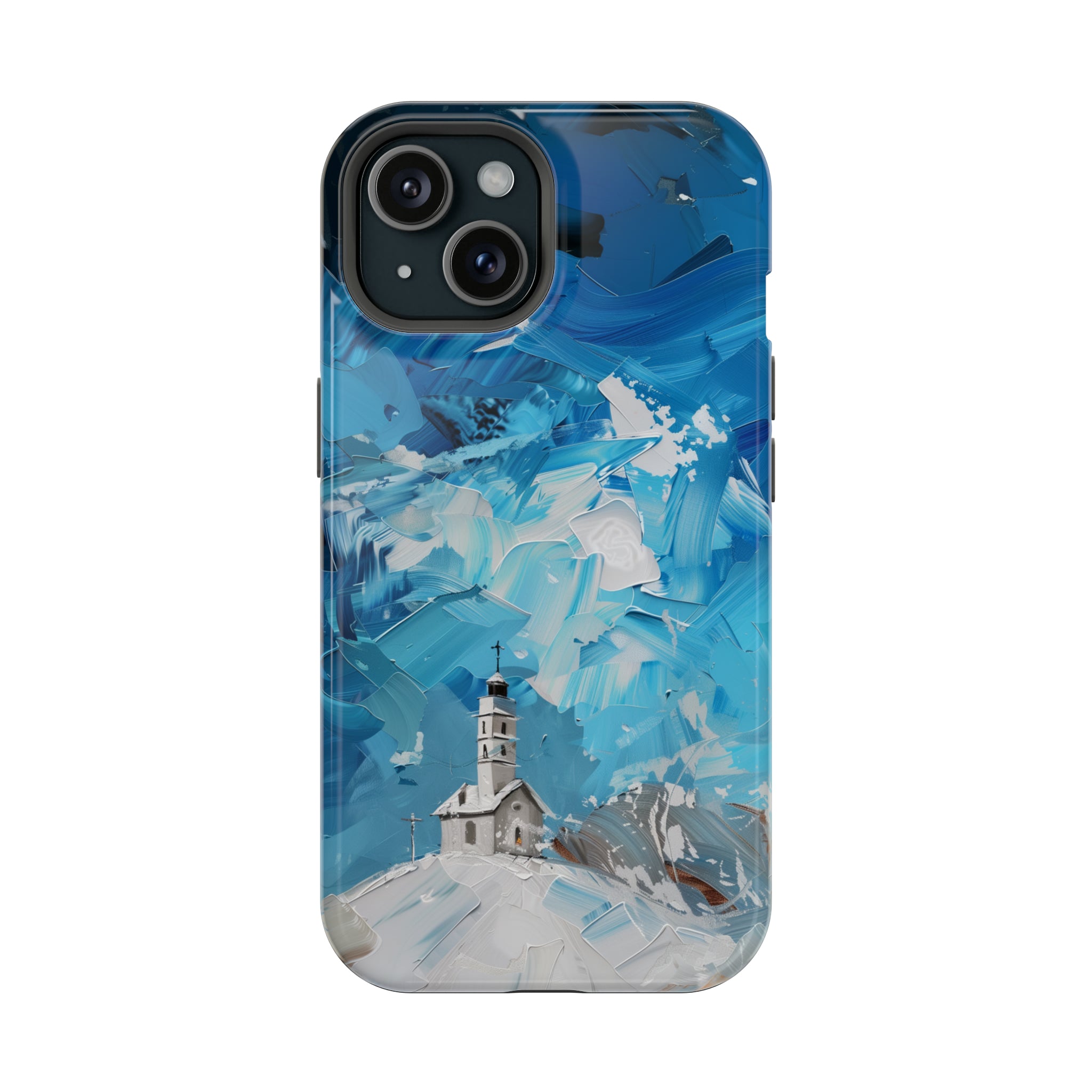 STIKISS™ Oil Paints Collection 01-017 Church iPhone MagSafe Tough Case