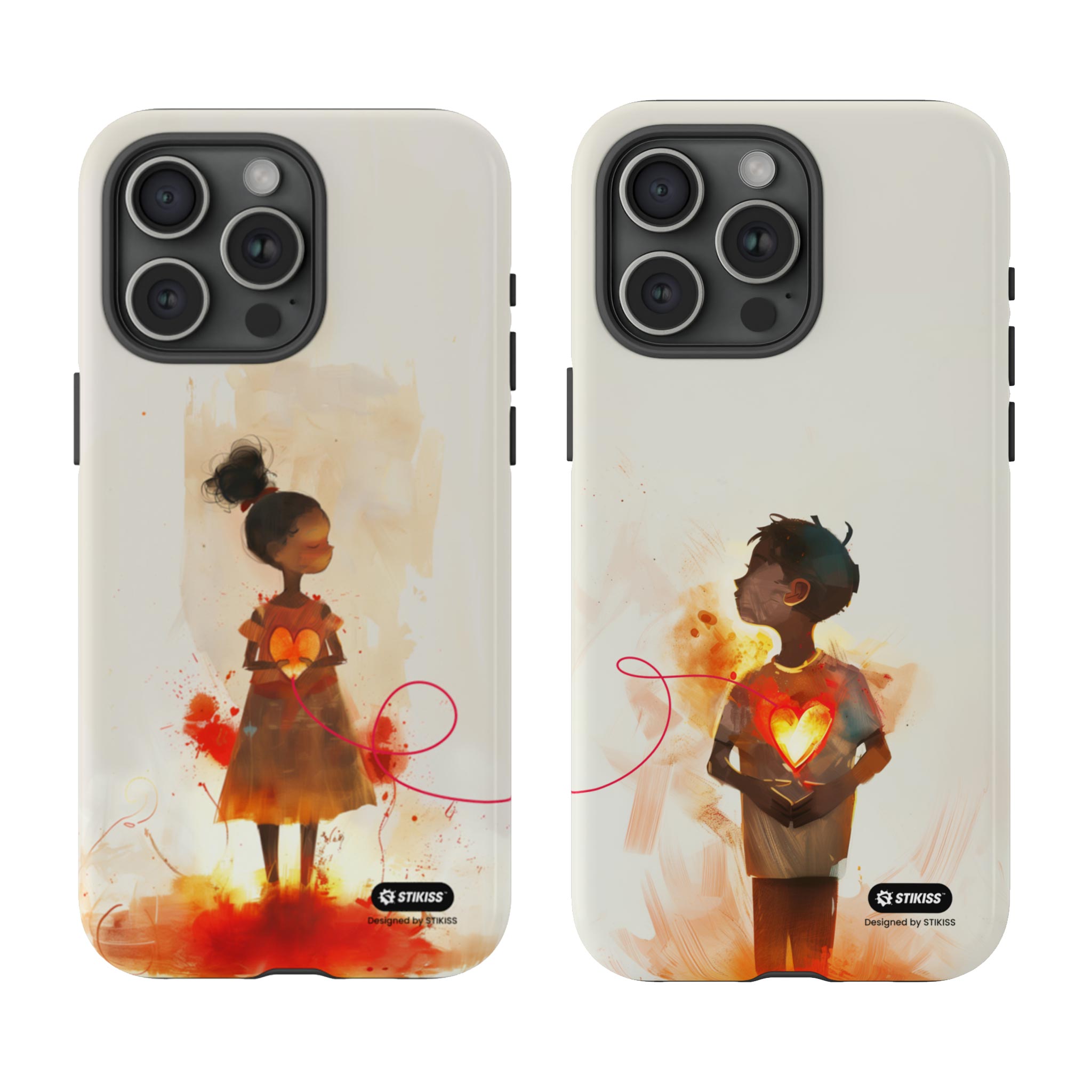 STIKISS™ Exploring Love Collection 011 - Lover Tough iPhone, Galaxy, Pixel phone Case